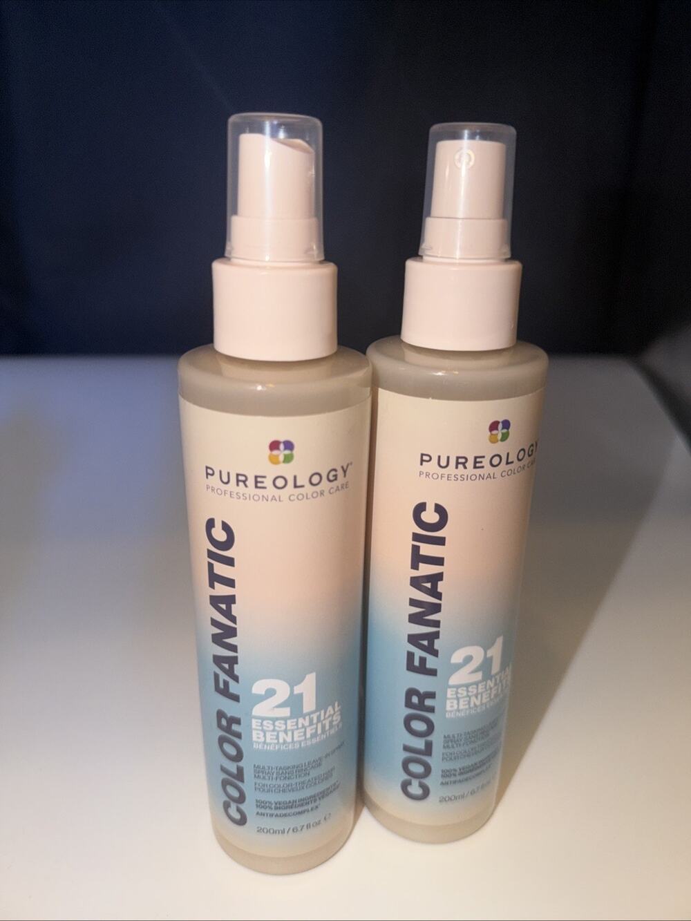 Pureology Color Fanatic Leave-In Conditioner & Detangling Spray 6.7fl 2-pack